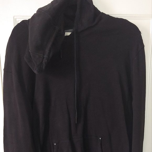 Calvin Wool Hoodie Sweater Size Medium  Pull String and Button Up - Picture 5 of 8